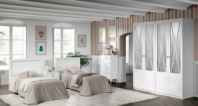 Dormitorio Aspas Blanco