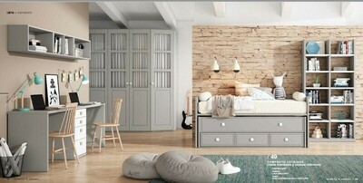 Dormitorio gris